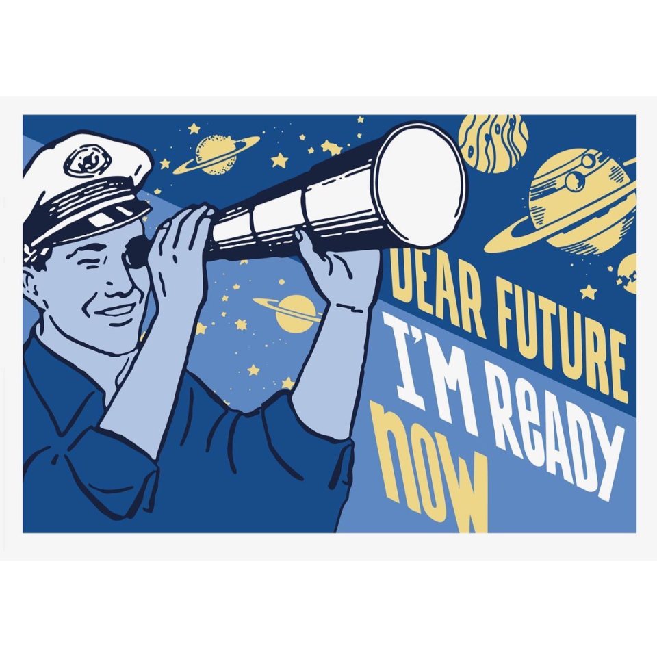 Dear Future (blue) – Pasta Oner